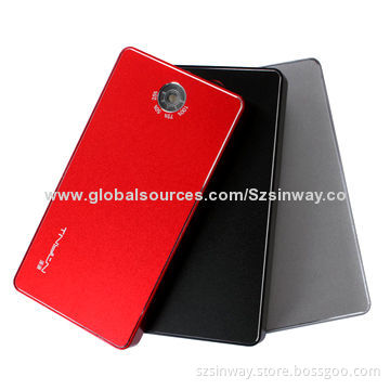 5,000mAh Metal Power Banks with 5V, 1A Output Port, Customized Colors Available